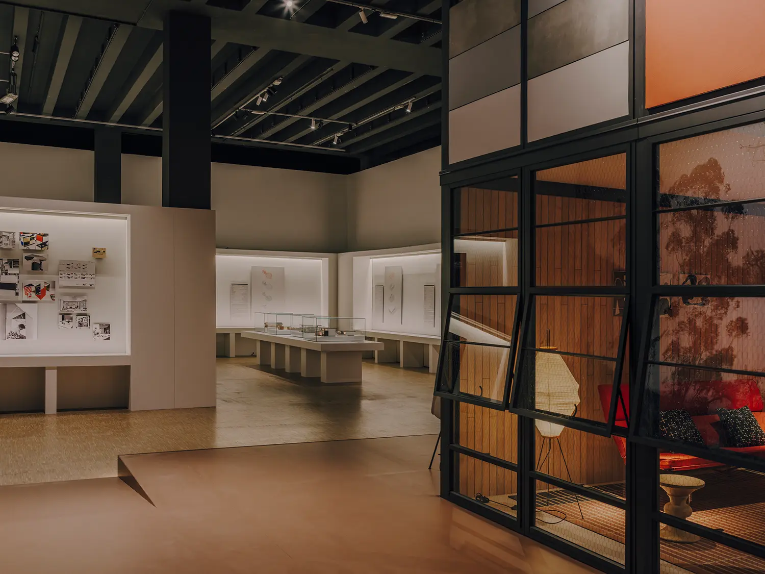The Eames Houses book by Phaidon displayed at the exhibition launch.