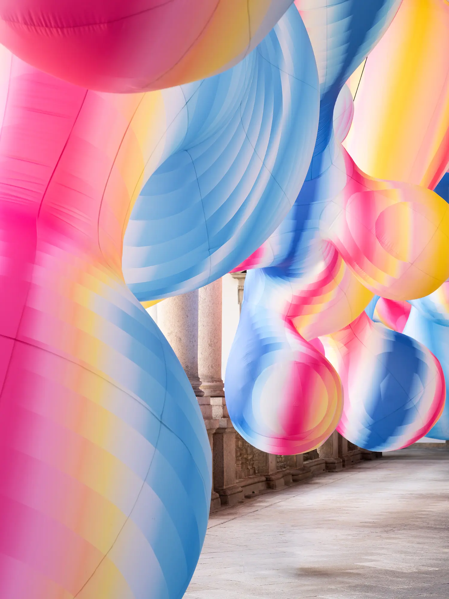 Immersive Serotonin installation by Sara Ricciardi Studio for American Express at Milan Design Week 2026.