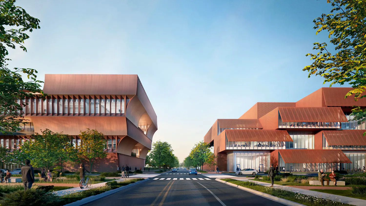 BIG STEM university Bentonville academic building makerspace street view SW E Street Arkansas